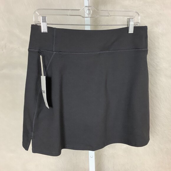 Pact Pants - Pact Gray Organic Cotton On The Go To Pocket Skort NWT L